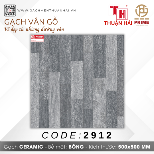GẠCH GIẢ GỖ 50x50 PRIME 2912