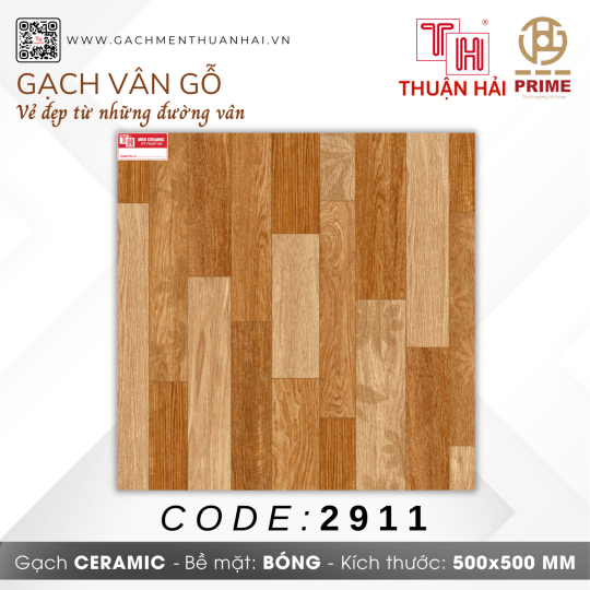 GẠCH GIẢ GỖ 50x50 PRIME 2911