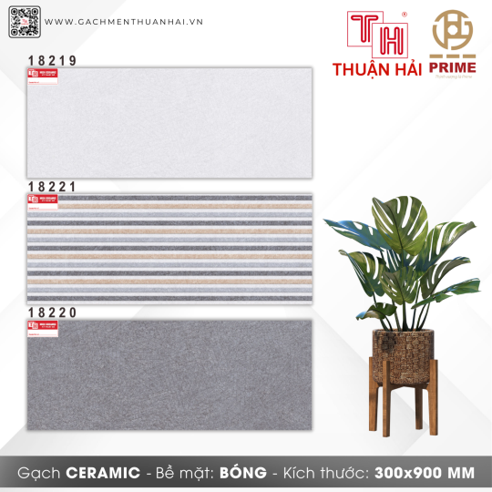 GẠCH ỐP TƯỜNG 30x90 PRIME 18219 - 18221 - 18220