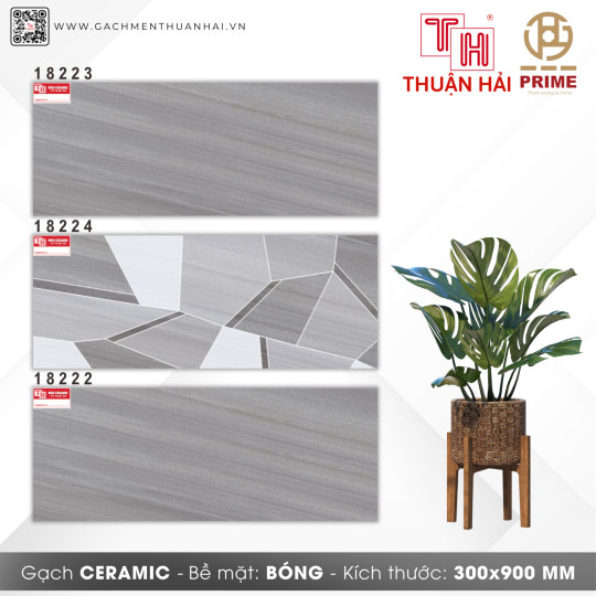 GẠCH ỐP TƯỜNG 30x90 PRIME 18223 - 18224 - 18222