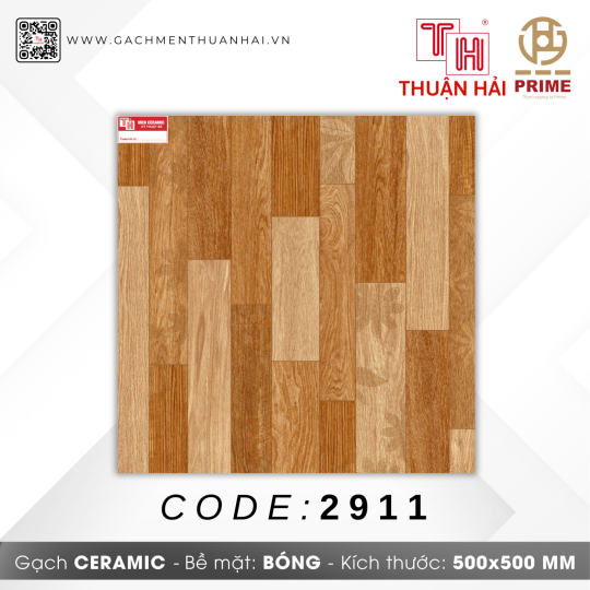 GẠCH GIẢ GỖ 50x50 PRIME 2911