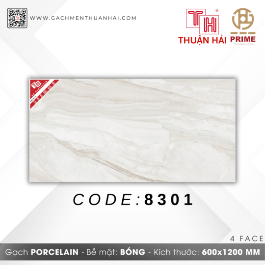 GẠCH LÁT NỀN 60x120 PRIME 8301