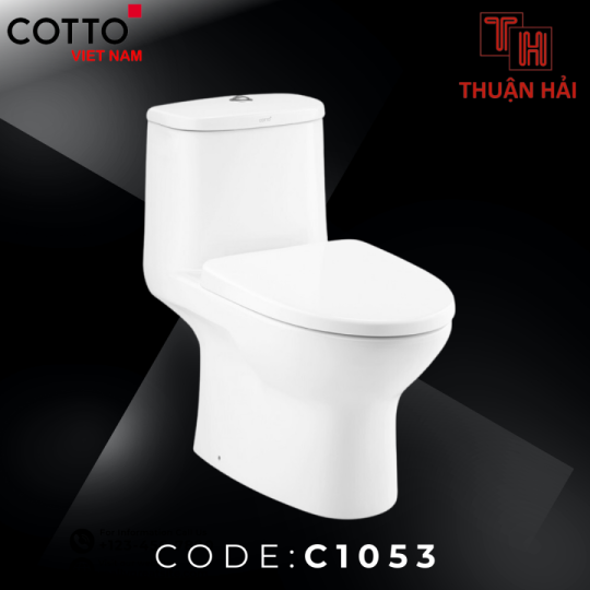 BỒN CẦU COTTO C1053 MỘT KHỐI MICC