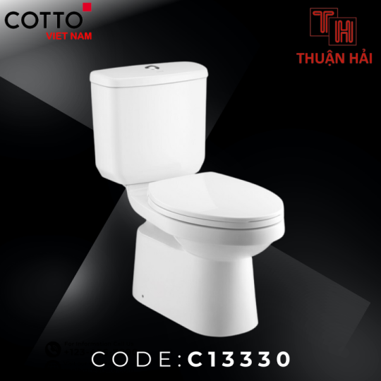 BỒN CẦU COTTO C13330 HAI KHỐI SELLA