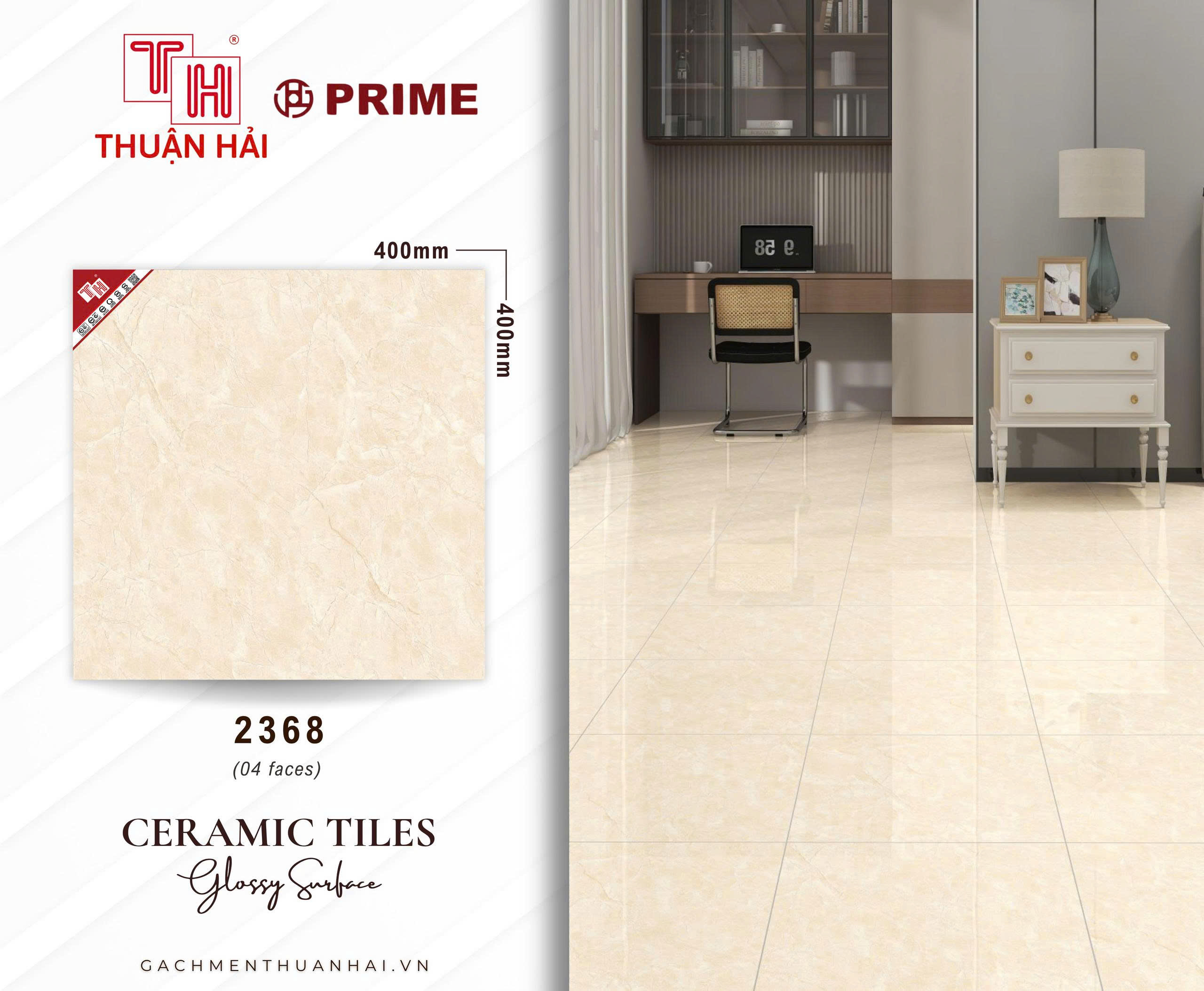 GẠCH LÁT NỀN 40x40 PRIME 2368